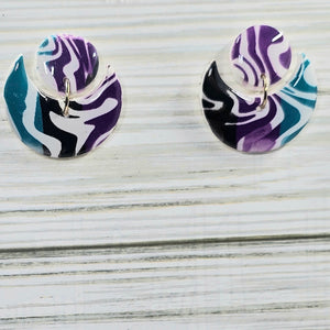 Polymer Clay Earrings: The Whirlwind Collection