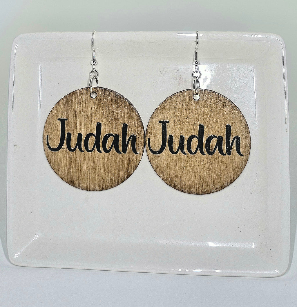 Judah Wood Earrings