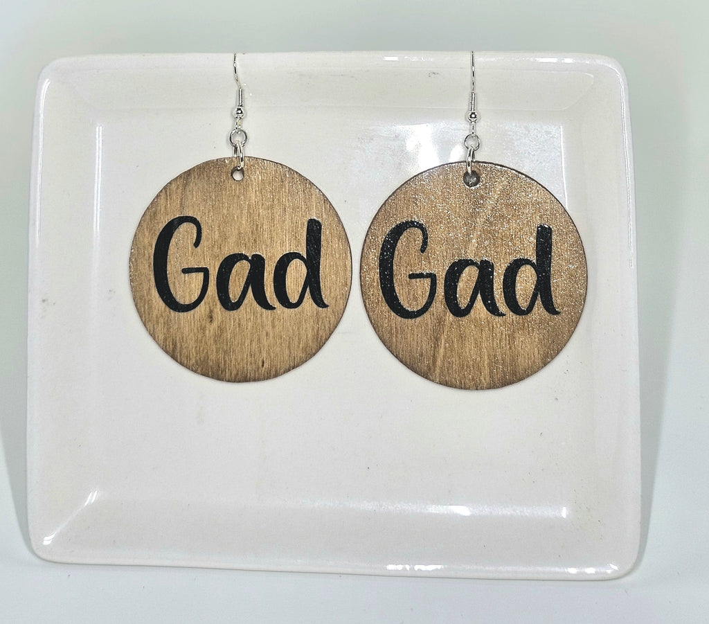 Gad Wood Earrings