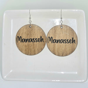 Manasseh Wood Earrings