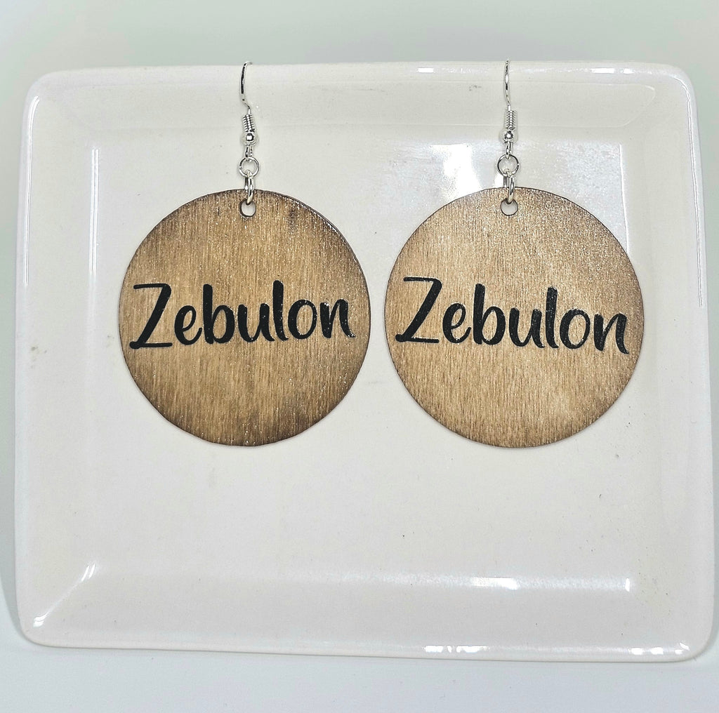 Zebulon Wood Earrings