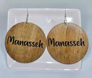 Manasseh Wood Earrings