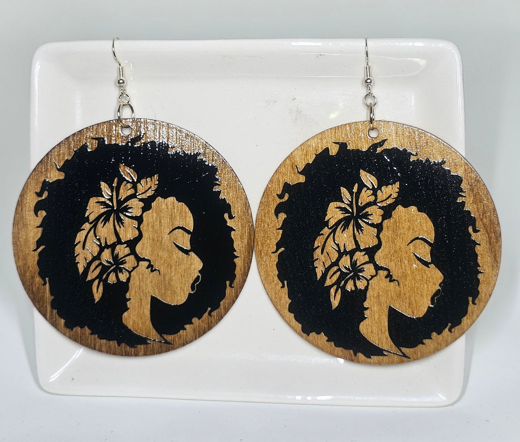 Sistah Wood Earrings