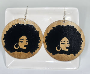 Sistah Wood Earrings