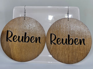 Reuben Wood Earrings