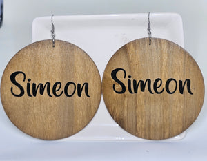 Simeon Wood Earrings