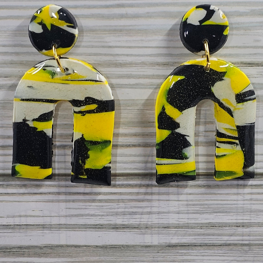 Polymer Clay Earrings: The Radiance Collection