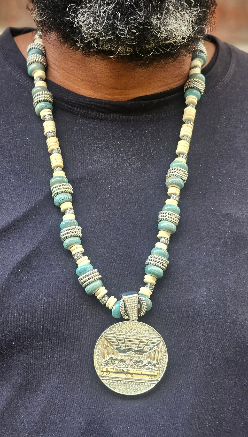 The Lord's Supper Beaded Necklace