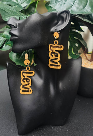 12 Tribes Drop & Dangle Wood Earrings