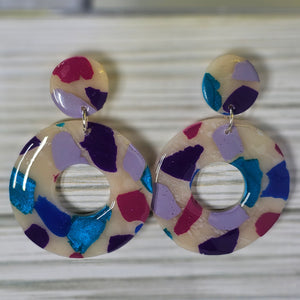 Polymer Clay Earrings: The Picasso Collection