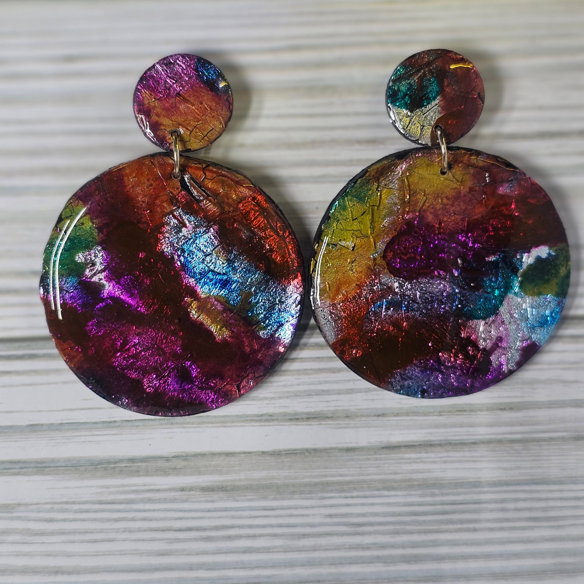 Polymer Clay Earrings: The Transitions Collection