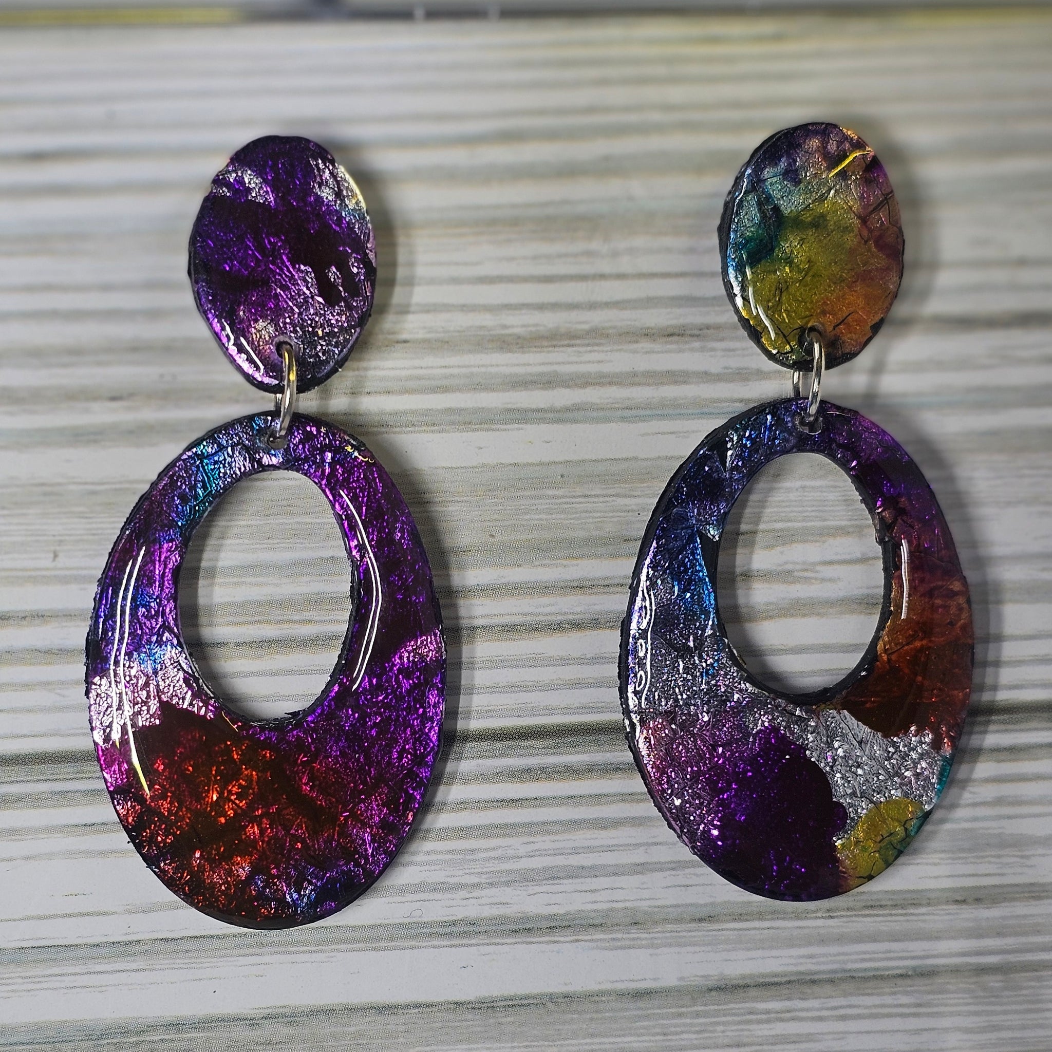 Polymer Clay Earrings: The Transitions Collection