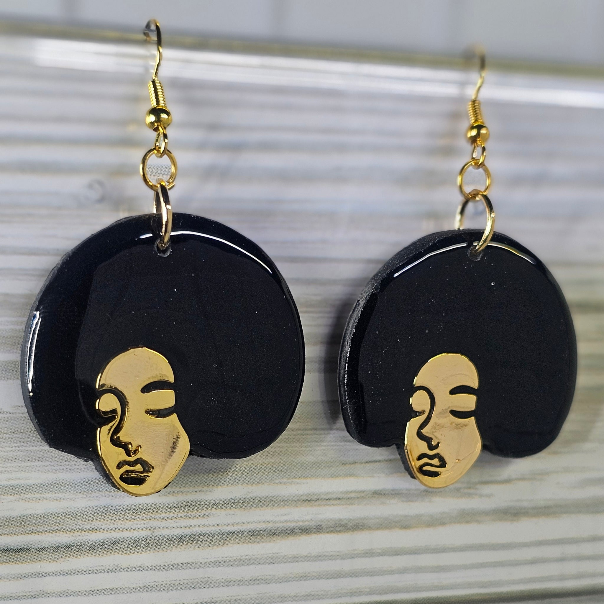 Polymer Clay Earrings: The Sistah  Collection