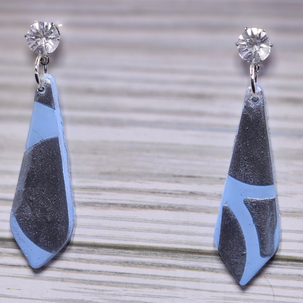 Polymer Clay Earrings: The Arctic Breeze Collection