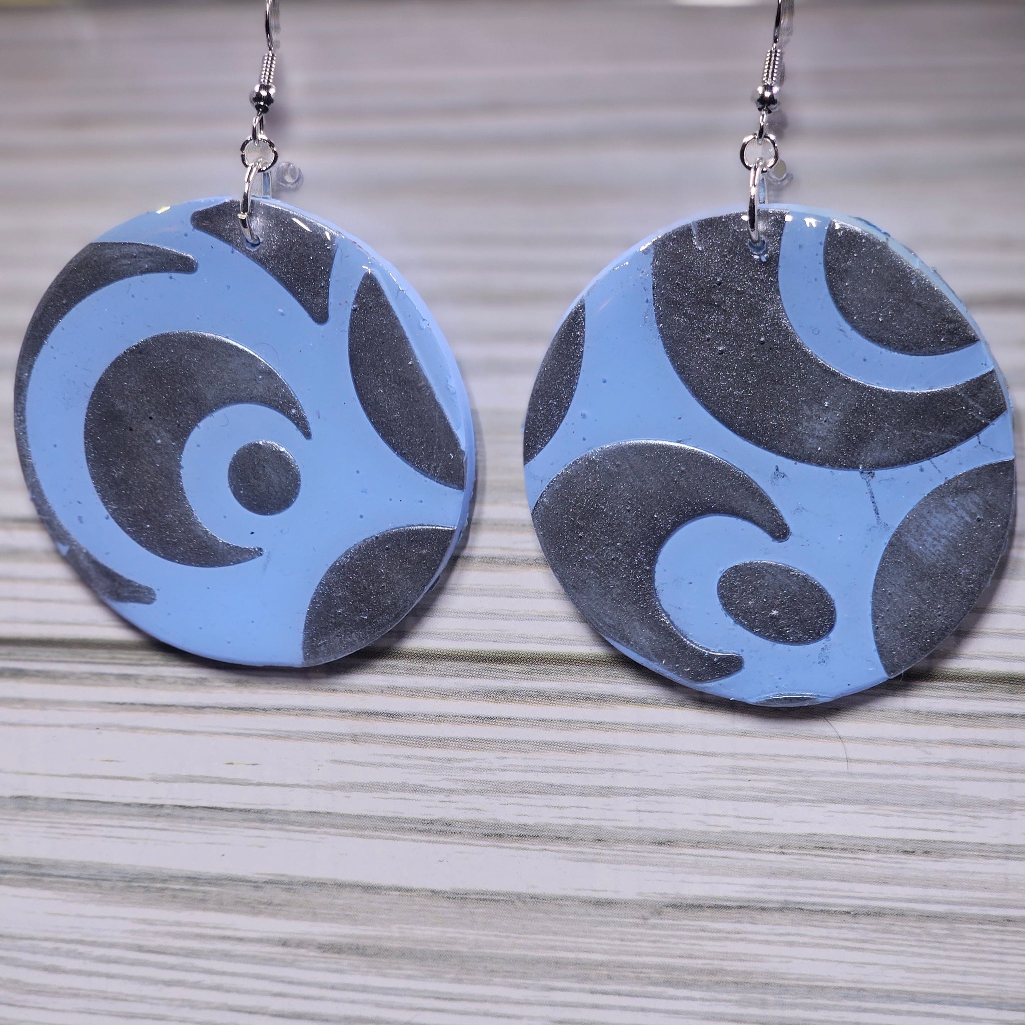 Polymer Clay Earrings: The Arctic Breeze Collection