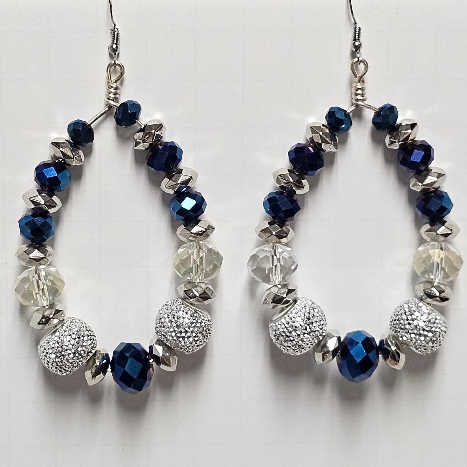 Beaded Hoop Earrings