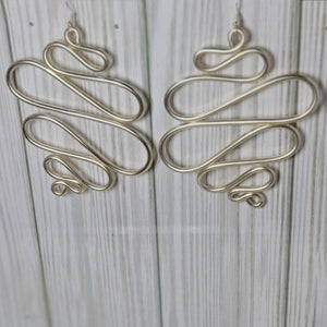 Swirl Wire Wrapped Earrings