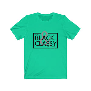 Black & Classy Black Letter Tee