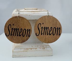 Simeon Wood Earrings