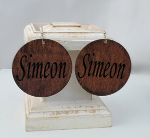 Simeon Wood Earrings