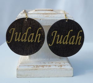 Judah Wood Earrings