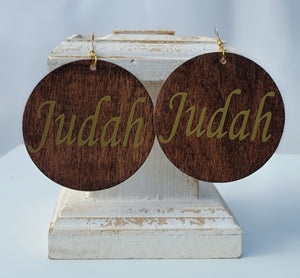 Judah Wood Earrings