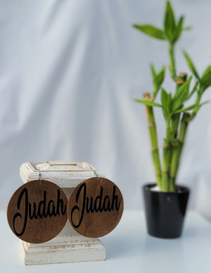 Judah Wood Earrings