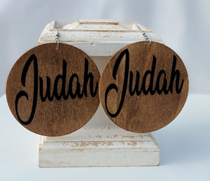 Judah Wood Earrings