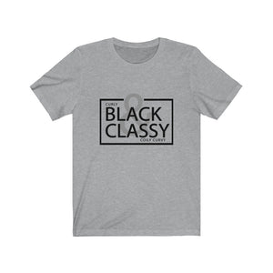 Black & Classy Black Letter Tee