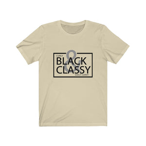 Black & Classy Black Letter Tee