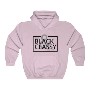 Black Letter Black & Classy Hooded Sweatshirt