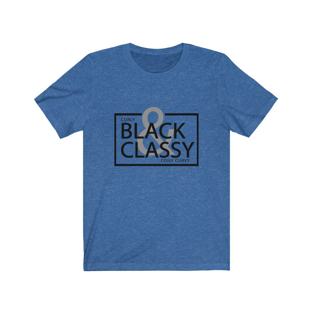 Black & Classy Black Letter Tee