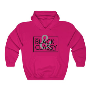 Black Letter Black & Classy Hooded Sweatshirt