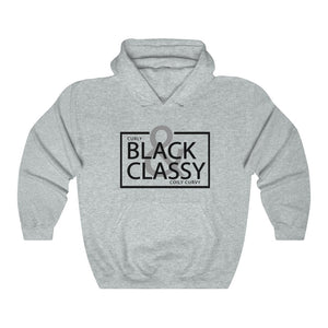 Black Letter Black & Classy Hooded Sweatshirt