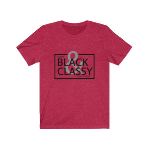 Black & Classy Black Letter Tee