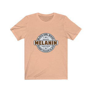 Melanin Every Shade Slays Jersey Short Sleeve Tee