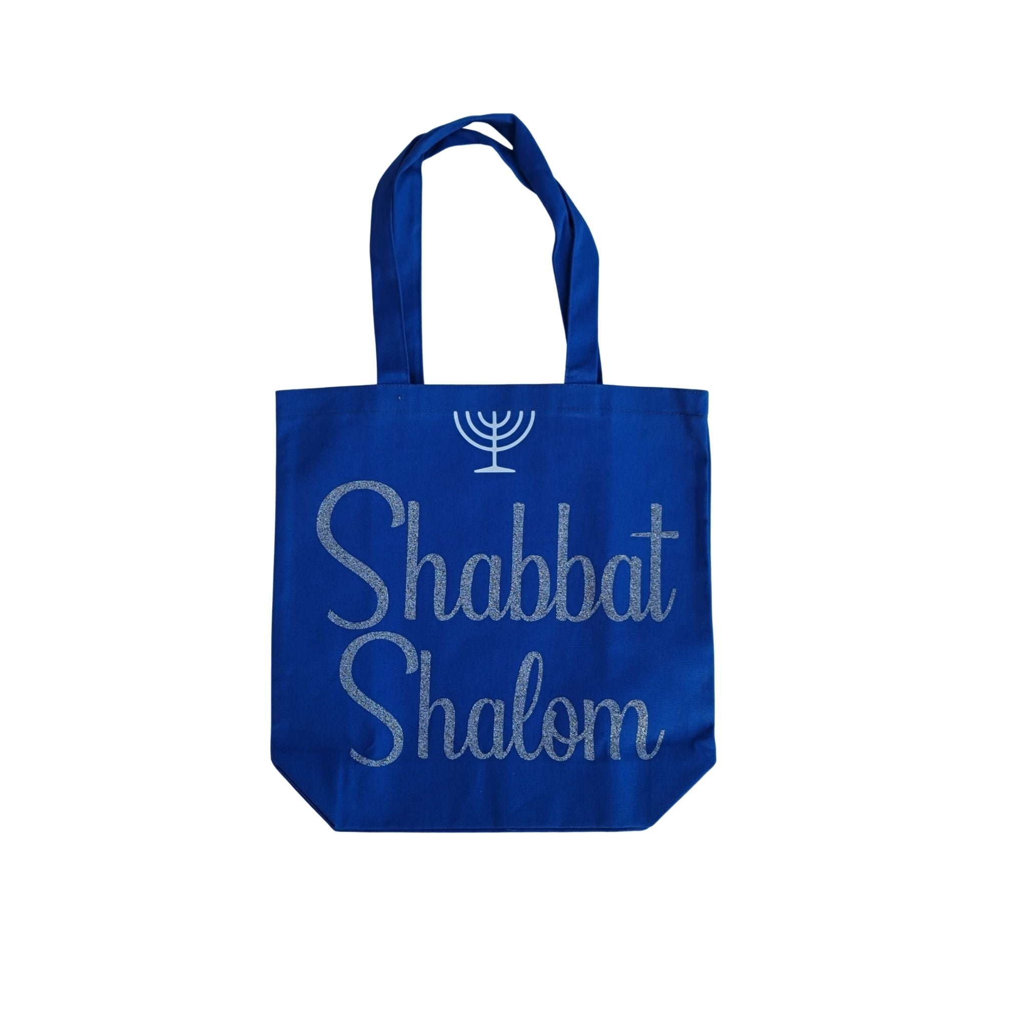 Shabbat Shalom Canvas Tote