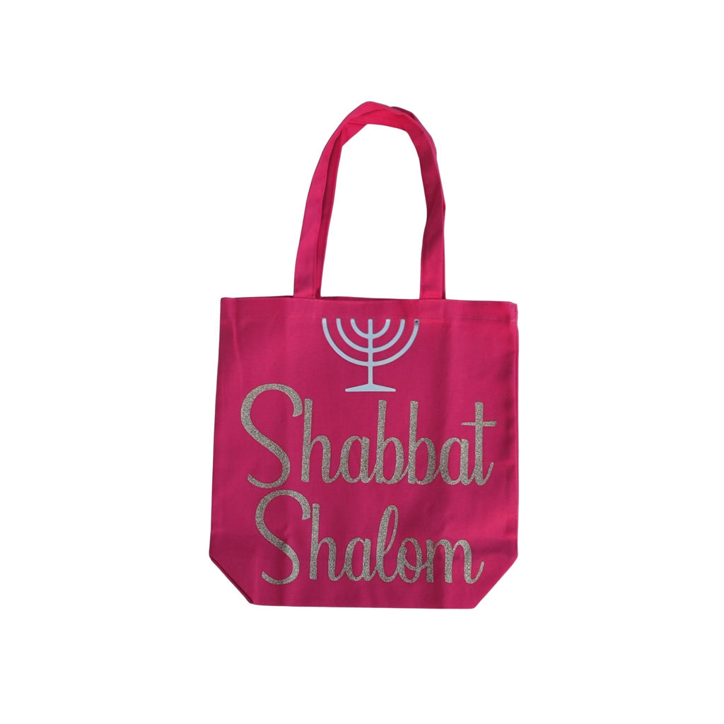 Shabbat Shalom Canvas Tote