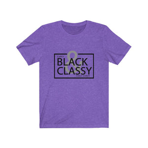 Black & Classy Black Letter Tee