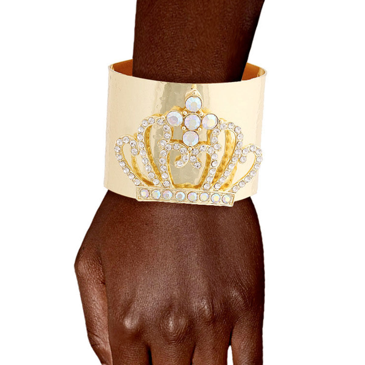 Gold Royalty Crystal Cuff