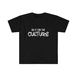 Do It For The Culture White Letter T-Shirt