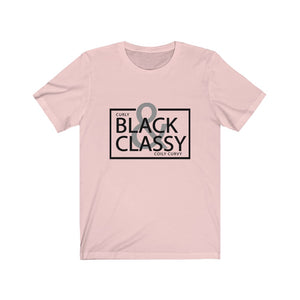 Black & Classy Black Letter Tee