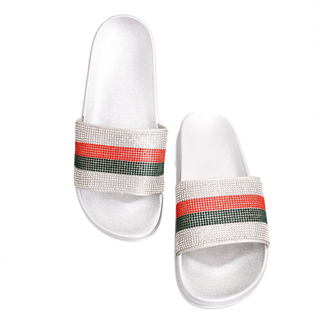 Silver Slides in Style: Size 10
